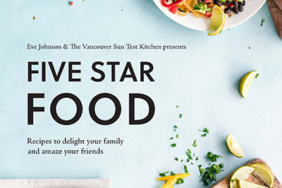 A thumbnail of the book cover redesign project for Five Star Food.