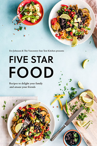 The front cover design for the Five Star Food cookbook.